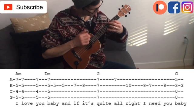 ily (I LOVE YOU BABY) - Surf Mesa ft Emilee FINGERSTYLE Ukulele TUTORIAL/TAB смотреть онлайн