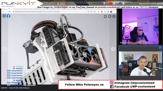 The Funky Kit Show LIVE Ep.236 - With Mike Petereyns, ASRock B650 PRO RS, Radeon RX 6500XT Giveaway смотреть онлайн