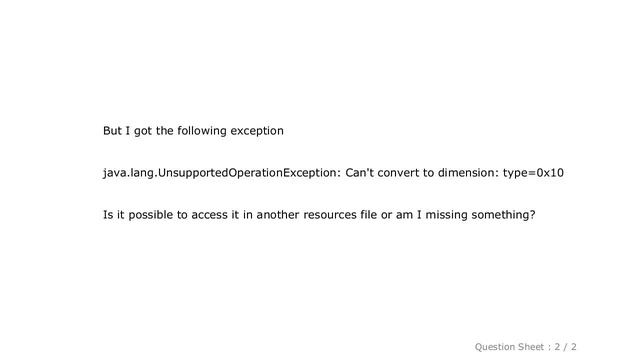 Android : Accessing integer resources in xml смотреть онлайн