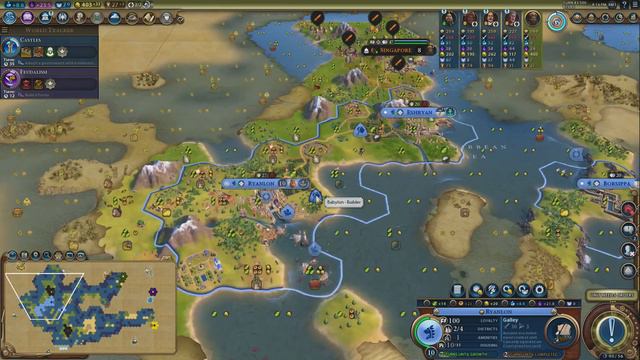 Domination with Crazy Advanced Units #1 – Deity Babylon Civ 6 (Gathering Storm) смотреть онлайн