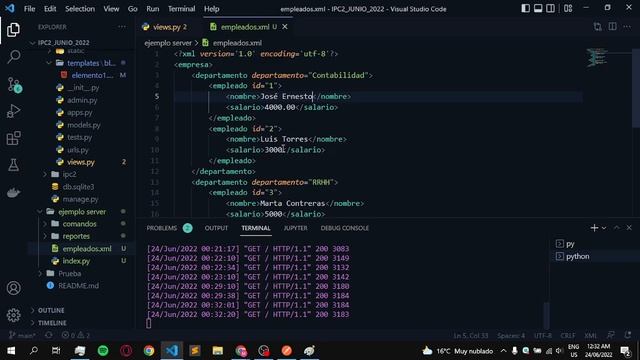 Ejemplo Django Petición GET y POST смотреть онлайн