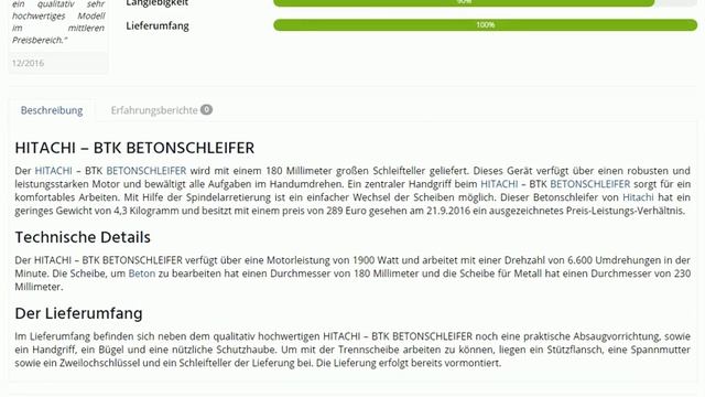 HITACHI – BTK BETONSCHLEIFER | Tipps und Preisvergleich смотреть онлайн