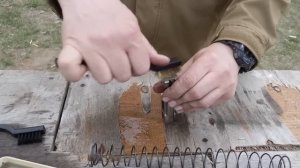 МР-153 чистим ружье с газоотводом