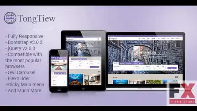 Preview TongTiew - Travel Agency HTML5 Responsive Template T смотреть онлайн
