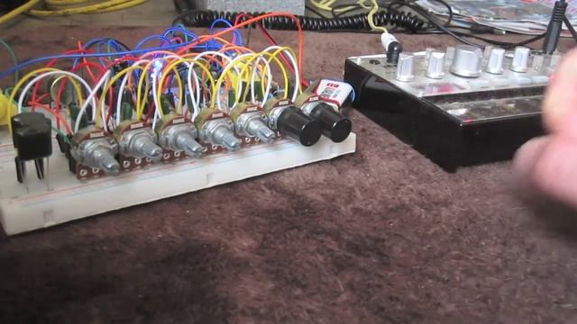 Simple Active 7 Band Graphic EQ With Gain Prototype Demo Circuit смотреть онлайн