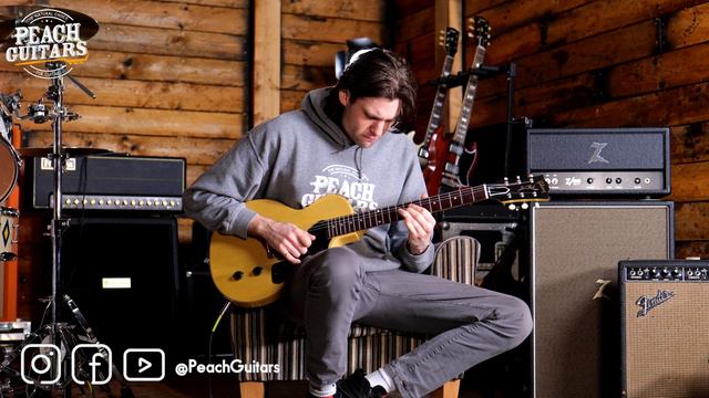 Gibson Custom Murphy Lab 1957 Les Paul Junior Single Cut Reissue TV Yellow - Ultra Light Aged NH смотреть онлайн