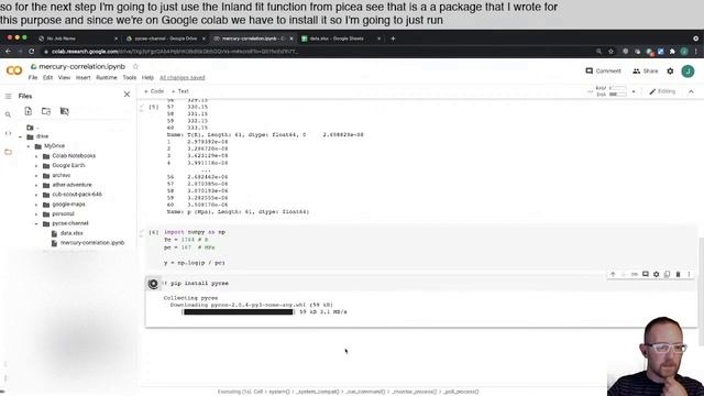 pycse - Using Excel files in Google Colab as data for nonlinear regression смотреть онлайн