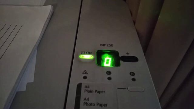 Canon MP250 Solving Error 5200 On Printer
