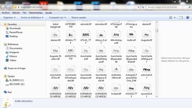 MEGA PACK DE FUENTES PARA PHOTOSHOP I +4500 I 2020 смотреть онлайн