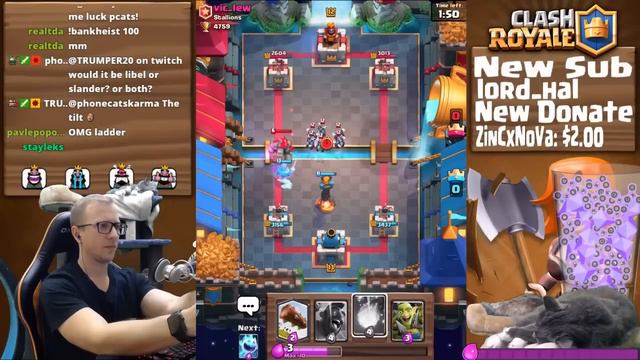 ALL WINS w NEW HOG Deck! - Clash Royale смотреть онлайн