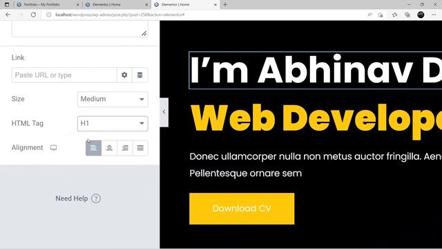 Portfolio Website making using Wordpress Theme Template | course Part 5| #wordpress смотреть онлайн