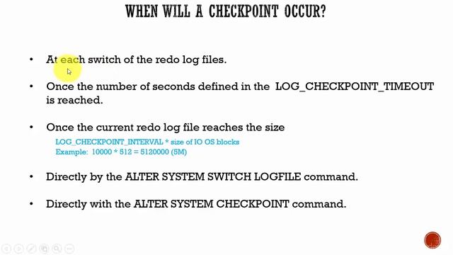 012 Oracle DBA Complete Tutorial - Checkpoint Process смотреть онлайн