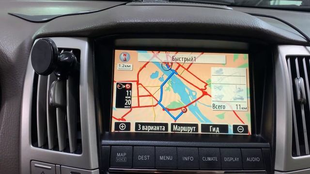 Русификация меню навигации Lexus RX350 RX400h. Установка карт навигации 2021г. смотреть онлайн