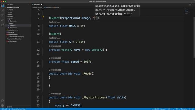 EXPORTING VARIABLES and EASY WAY to access other nodes | Jump and Run Game in Godot with C# смотреть онлайн