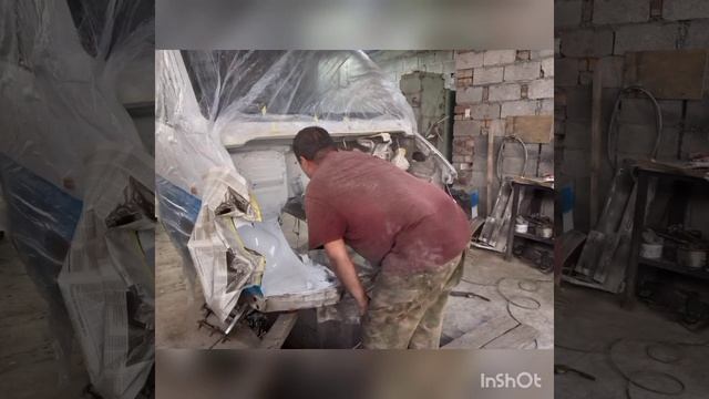 Спринтерге Газ-53 рамасын орнотуу. Из цельнометаллического Спринтера в грузовую с Рамой от Газ-53. смотреть онлайн