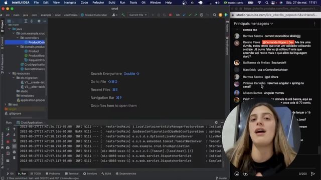 Live Coding: Continuação API REST com Java Spring смотреть онлайн