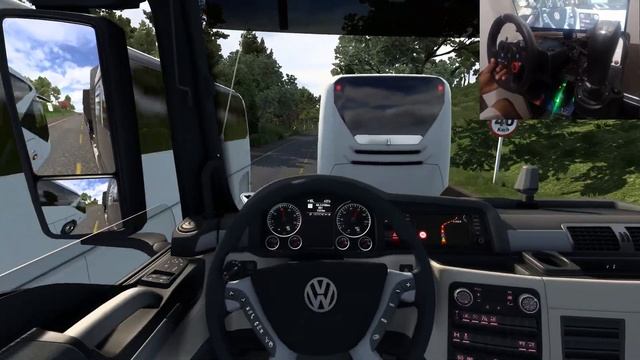 ETS2 - VW METEOR NO RODO-TREM BOTANDO PRESSÃO - G29 смотреть онлайн