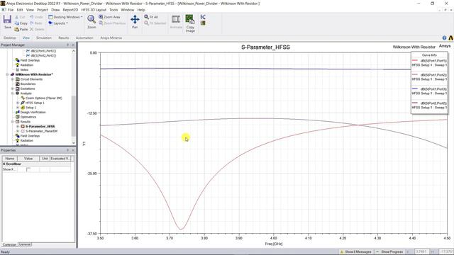 Simulation of a Wilkinson Power Divider Using Ansys Electronics Desktop — Lesson 6 смотреть онлайн