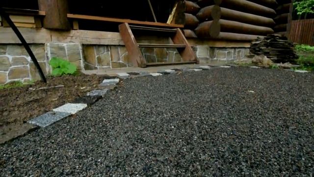 Брусчатка, отсев ,бревно , запруда , камень . Благоустройство Мостовая Ру. смотреть онлайн