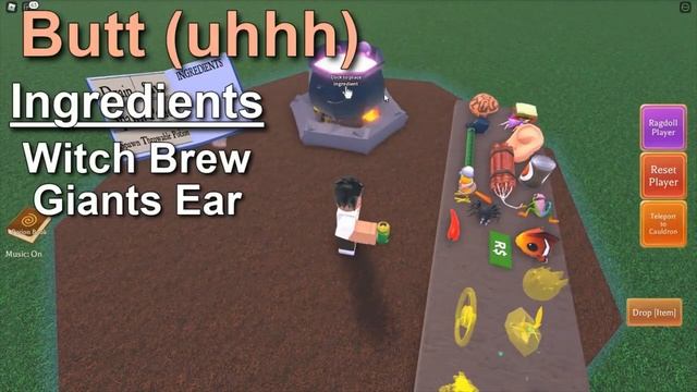 EVERY *WITCHES BREW* RECIPE IN WACKY WIZARDS! (Roblox) смотреть онлайн