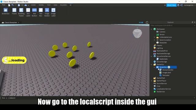 HOW to make MONEY UI in Roblox Studio!!! смотреть онлайн