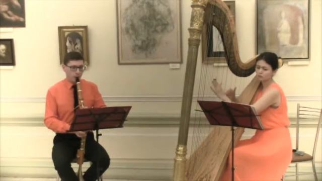 Alois Beerhalter - Brilliante Divertisment. Yury Tashtamirov - Bassethorn, Aidana Karasheva - Harp