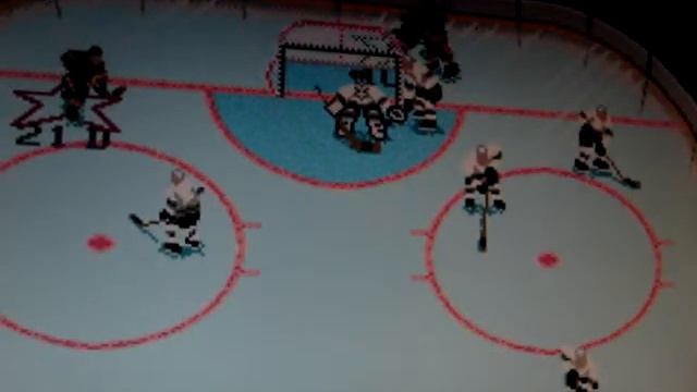 SNES NHL'94 Nice passing play scored by Jyrki Lumme смотреть онлайн