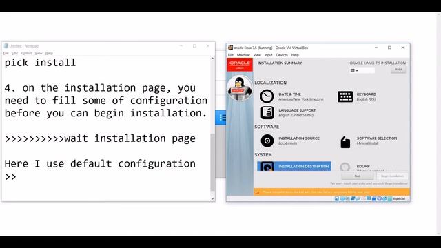 Install Oracle Linux 7 5 on Virtual Box смотреть онлайн