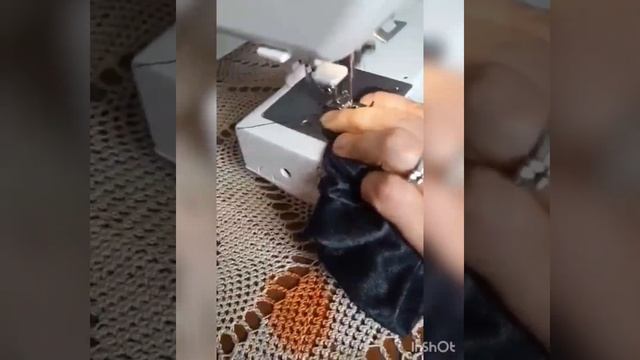 резинки для волос из остатков переделанного платья. смотреть онлайн