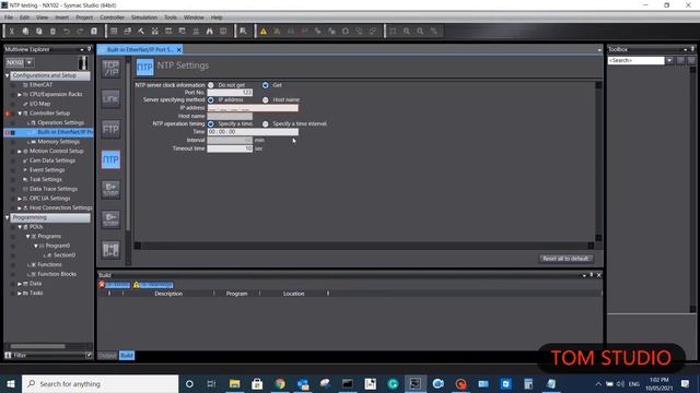How to set up NTP Client on NX102 PLC, and synchronize time to internet NTP server смотреть онлайн