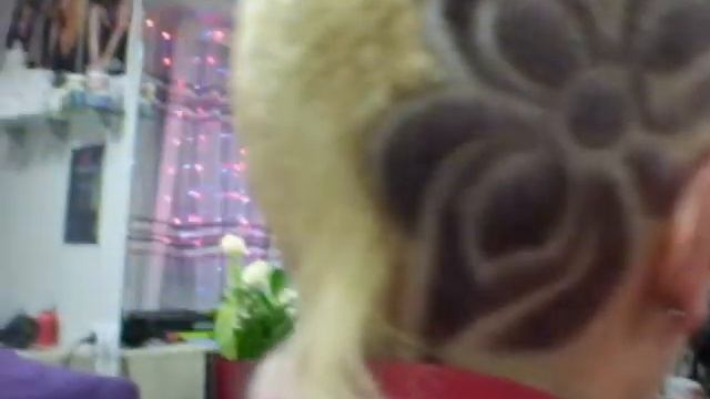 Стрижка для Оли. Узор на 8 марта ))) смотреть онлайн