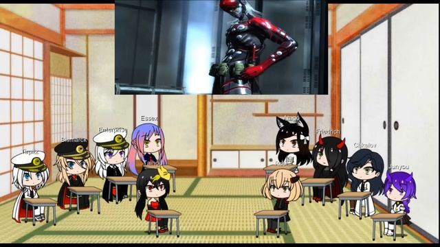 Azur lane react to commander as...6?  Gacha club  Reaction