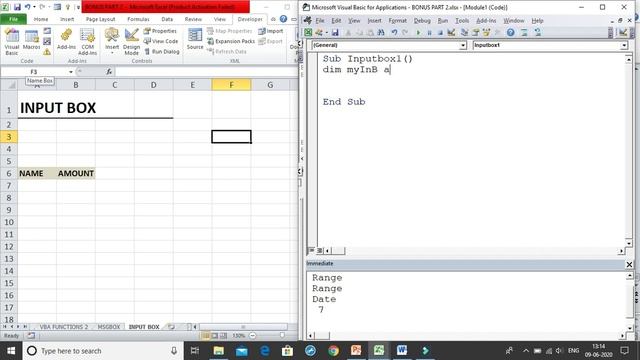 Input Box in VBA | Shivangee Agarwal смотреть онлайн