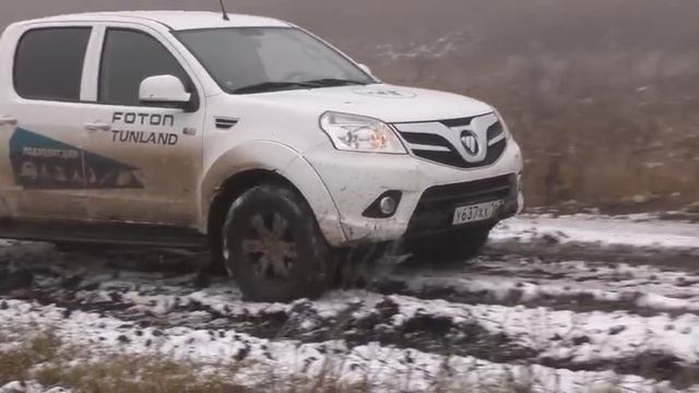 Китайский пикап FOTON TUNLAND. Шоссе и бездорожье. смотреть онлайн