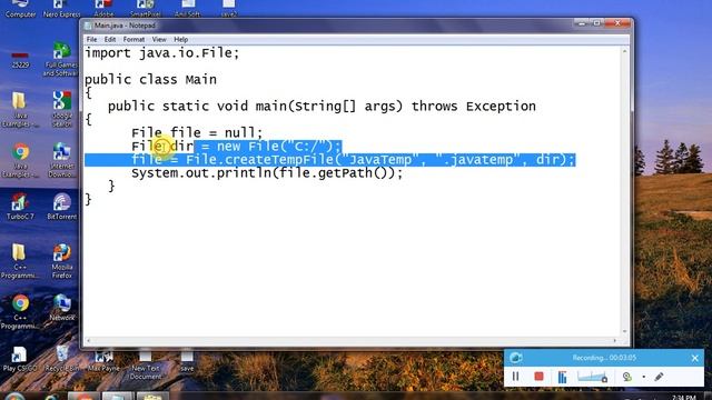 Write A Java Program To Create A File In A Specified Directory 13 смотреть онлайн