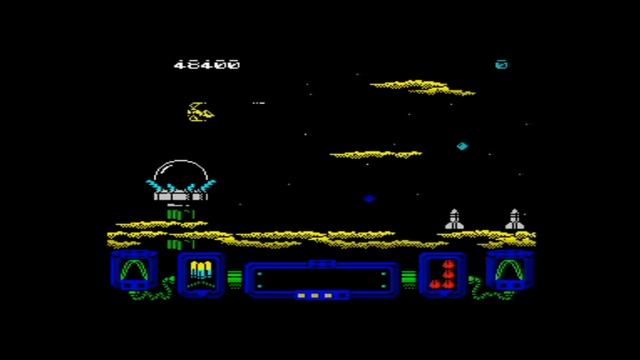 Zynaps (1987) 128k AY music version Walkthrough + Review, ZX Spectrum смотреть онлайн