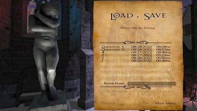 The Dark Mod - Written in Stone - Ghost / Full Loot Walkthrough смотреть онлайн