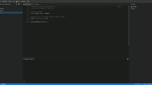 Adding python debug configuration смотреть онлайн