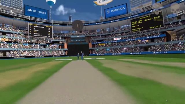 Play Cricket in Virtual Reality iB Cricket Virtual Reality VR Oculus Quest 2 115 in 5 Overs смотреть онлайн
