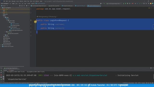 Java Full Stack Web Development - Spring Boot Controller(Request Body) Day 46 | MengSreang Channel смотреть онлайн