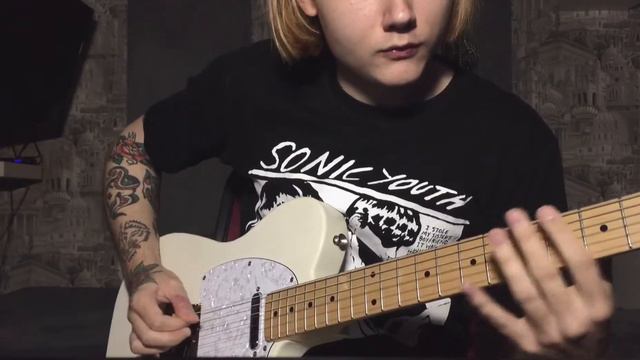 Cruel Tie - Cutting Ties (Intro Riff Guitar Cover) смотреть онлайн
