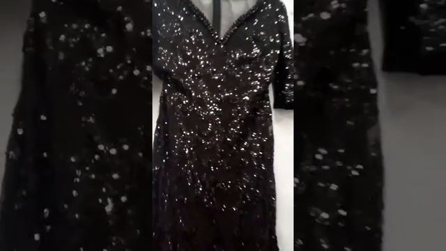 Блестящие черные вечерние платья смотреть онлайн
