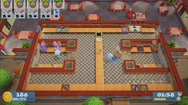 Overcooked 2 Gameplay for PS4, PS5 [Kevin 1] смотреть онлайн