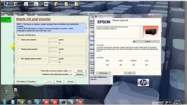 How to Reset Epson L3210 Printer |Epson L3210 Reset Kaise Kare ! L3210 Epson Printer Reset смотреть онлайн