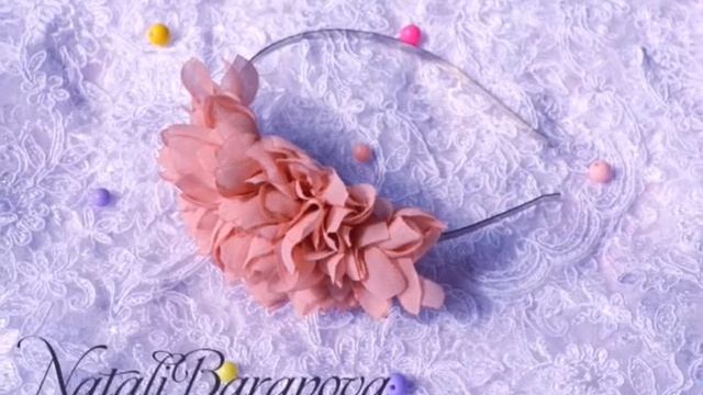 ОБОДОК СВОИМИ РУКАМИ. Аксессуары для девочек смотреть онлайн