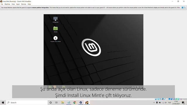 Linux Mint 20.1 Nasıl Kurulur? | Virtualbox'ta Sanal Makine Kurulumu смотреть онлайн