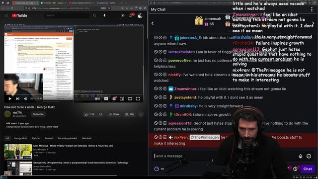 Prime React Stream 04/25 - George Hotz смотреть онлайн