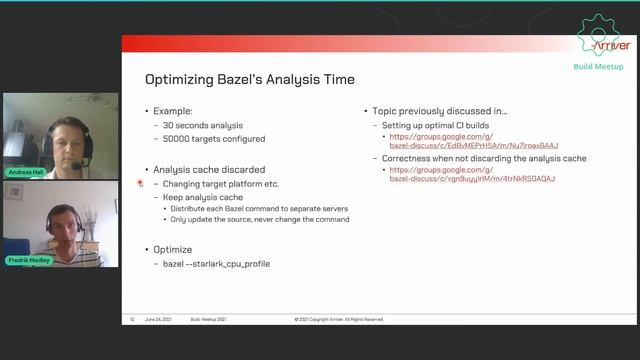 Day 1 Talk 3 Fredrik Medley & Andreas Hall Multi Repo to mono repo and 25x speedup of pre submi смотреть онлайн