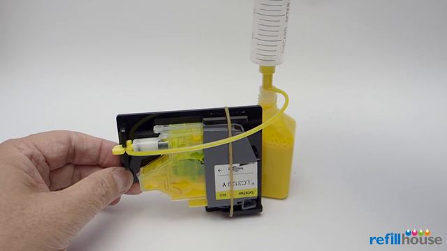 How To Refill Brother LC 3129 Color Cartridge