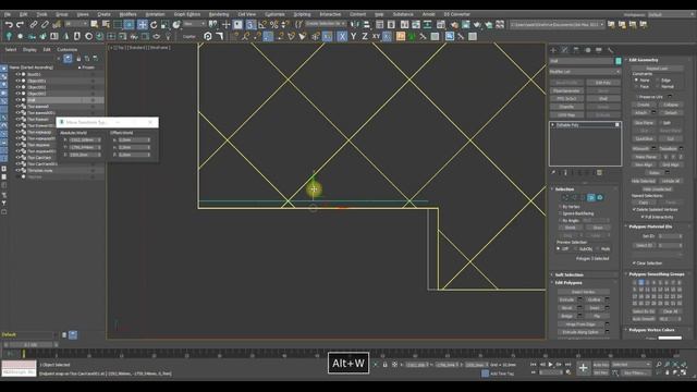 Урок 3ds max Создание плитки в интерьере ванной на стенах с помощью плагина FloorGenerator смотреть онлайн